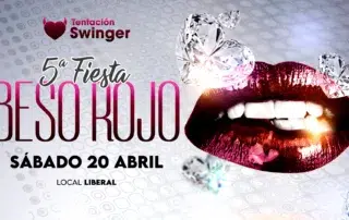 5ª Fiesta Beso Rojo, Tentación Swinger, Torremolinos Málaga